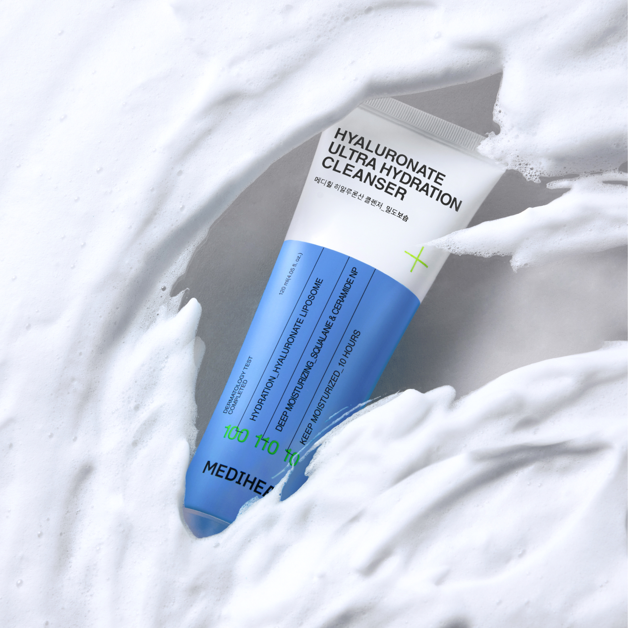 [1+1+1][라운지전용] 메디힐 베스트 클렌징폼 120ml 3종 세트 (티트리+마데카소사이드+비타) 이미지 7