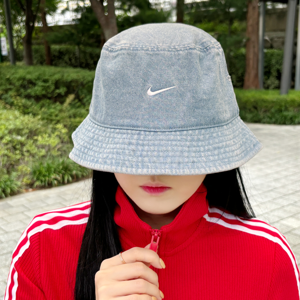 나이키 버킷햇 데님 에이펙스 워시드 벙거지 모자