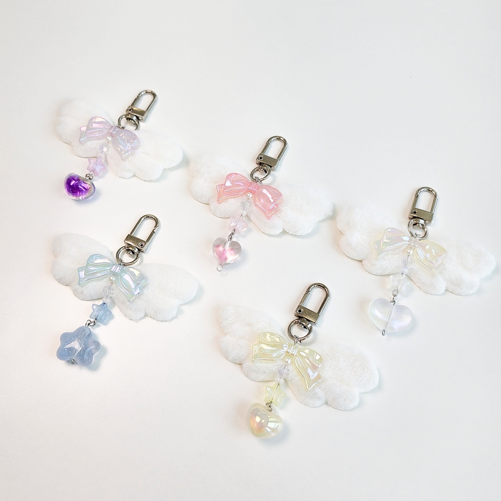 키링부자재 키링만들기 악세사리 부자재 체리쉬 리본