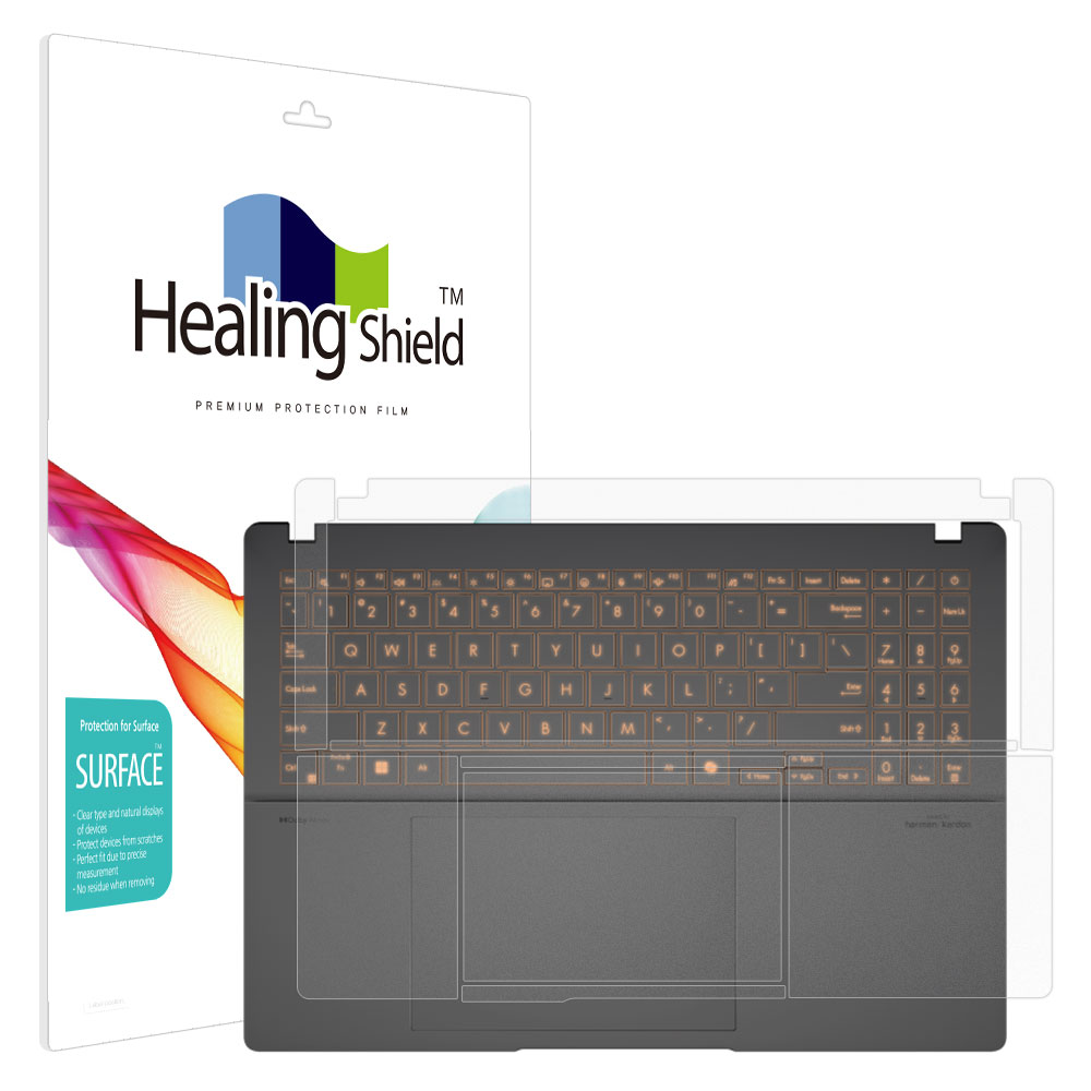 에이수스 비보북S 15 OLED M5506 무광 팜레스트/터치패드 필름 2매 - 상품 이미지