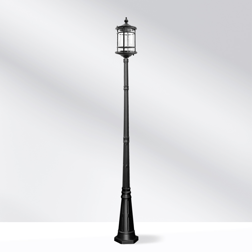 LED 실외 전기등 조명등 보안등주 전원주택 펜션 산책로 가로등 정원 기둥 2.0m - 상품 이미지