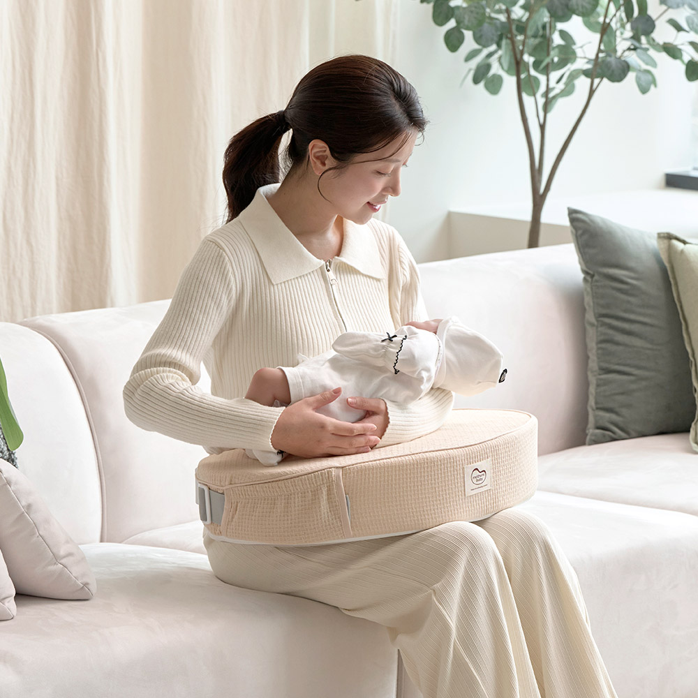 마더스베이비 수유쿠션 와플