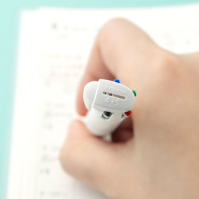 제브라 블렌 4+S 멀티펜 0.5mm 0.7mm 4색 볼펜+샤프 - 상세 이미지 5