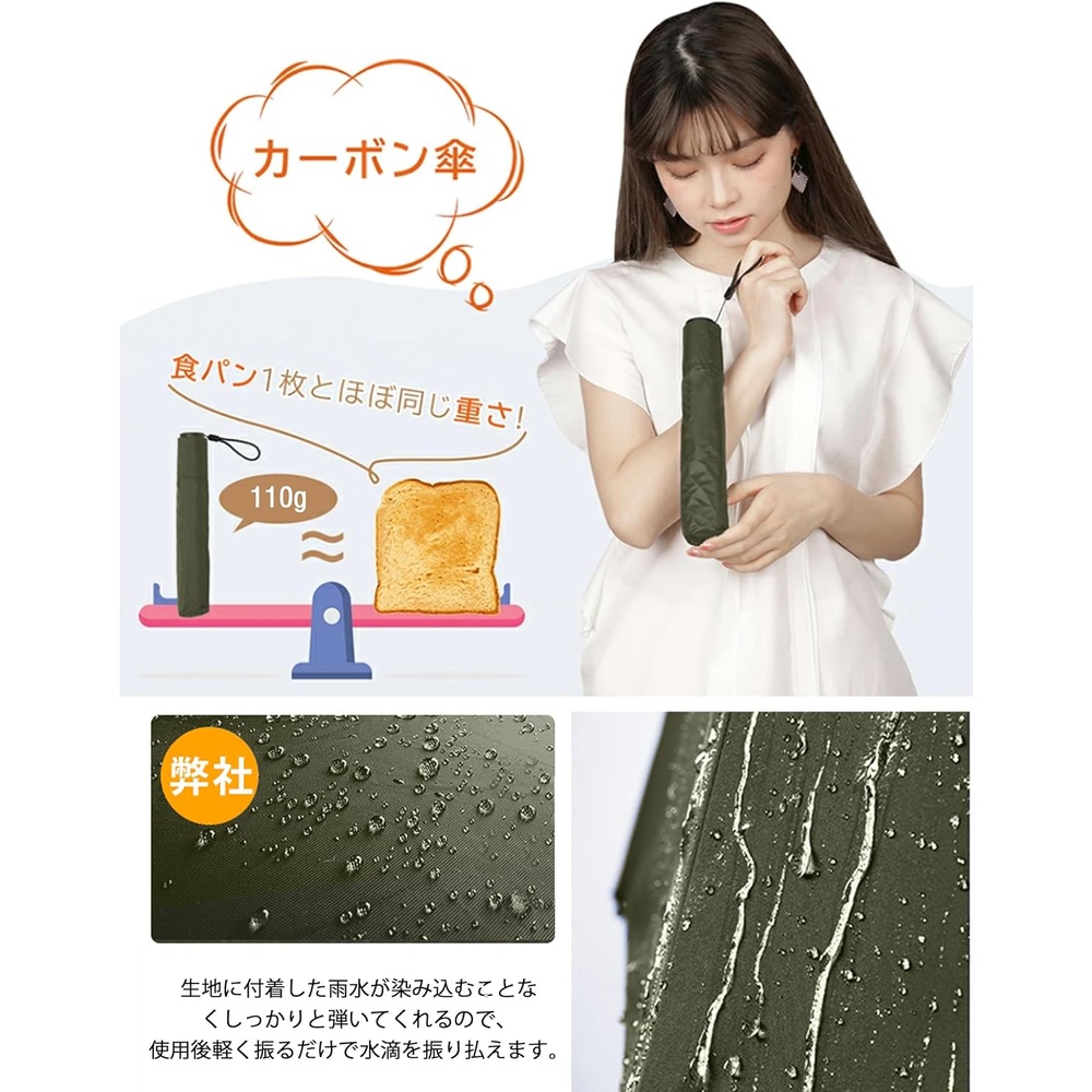 초발수 경량 접이식 폴딩 우산 양산 - 상세 이미지 5