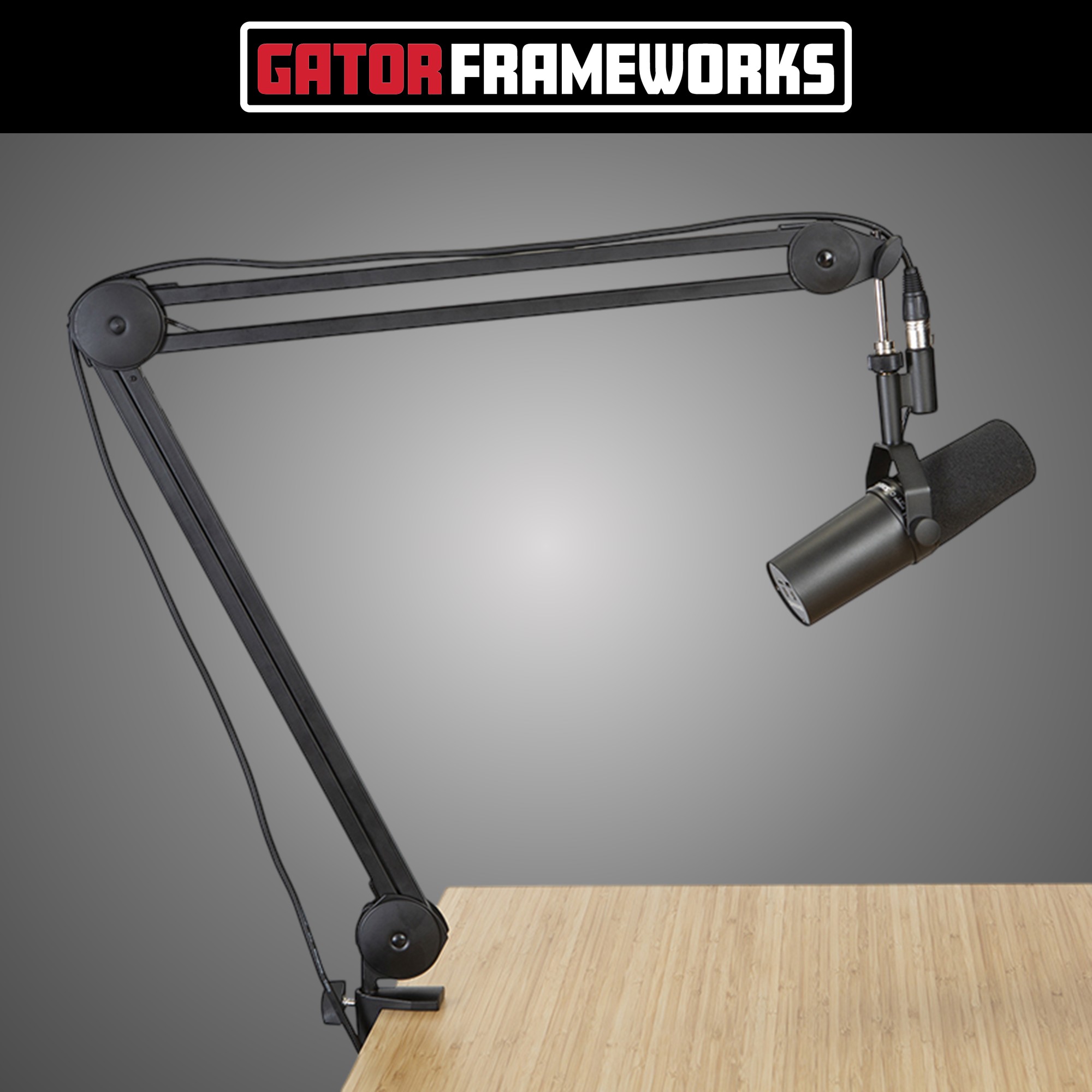 게이터 프레임웍스 데스크탑 붐 관절 암 마이크스탠드 탁상용 GATOR Frameworks - 상품 이미지