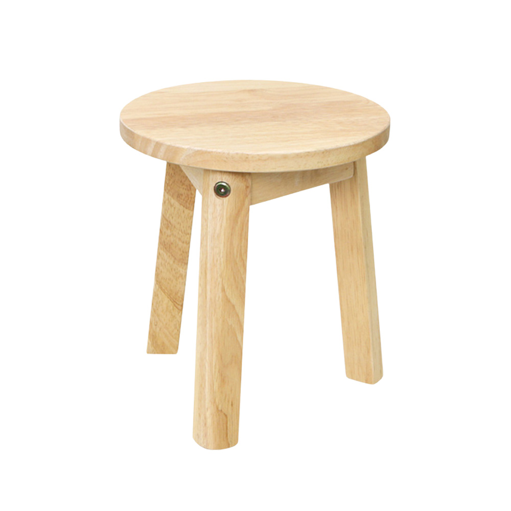 원목 미니스툴 작은 낮은 화분의자 소형 원형
