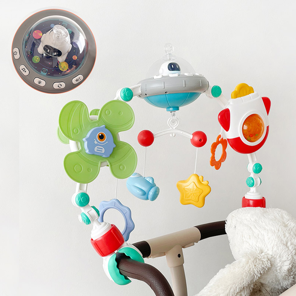 베베코지 LED 회전 아기 모빌 유모차 카시트 침대 겸용