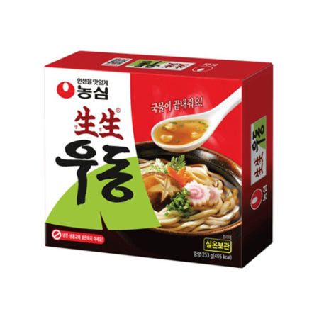 농심 생생우동 253gx12봉지