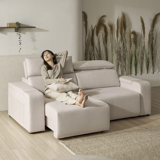 보니애가구 3인용 리클라이너 소파 2