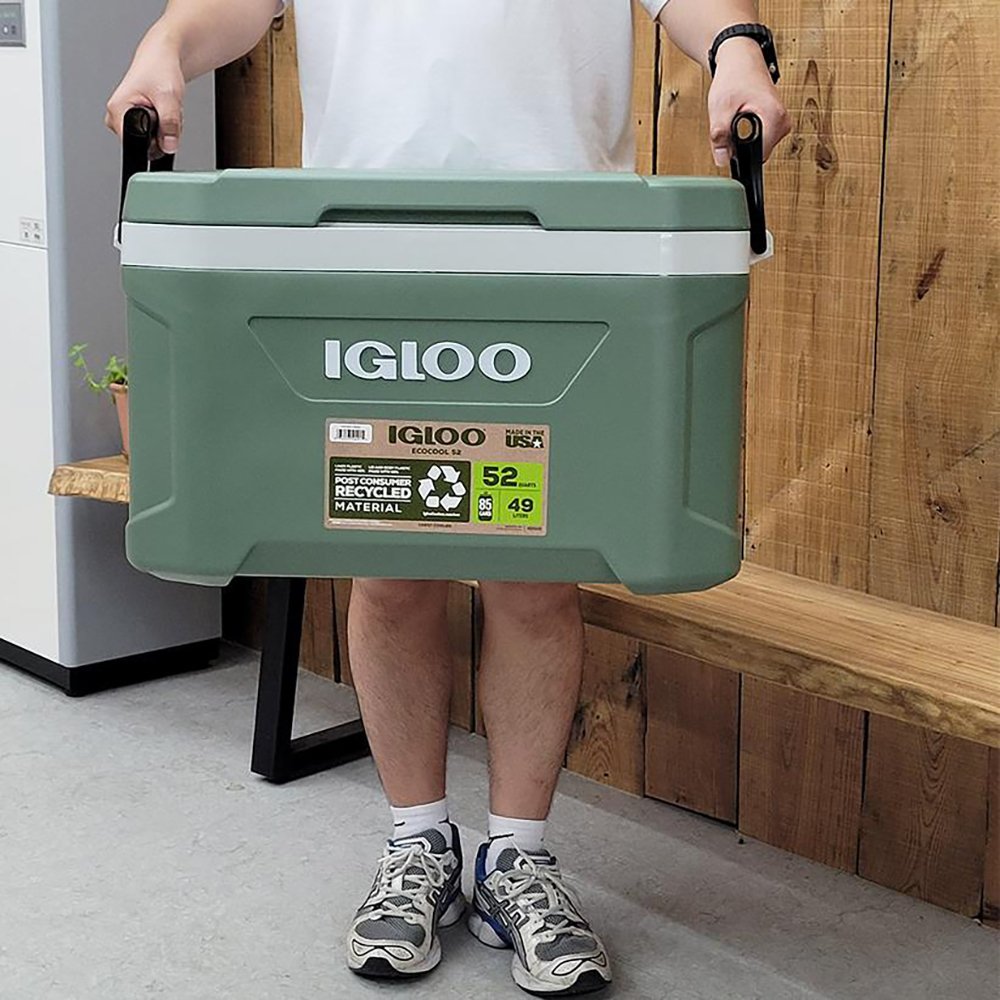 이글루 쿨러 49L 대형 아이스박스 캠핑 차박 보냉박스