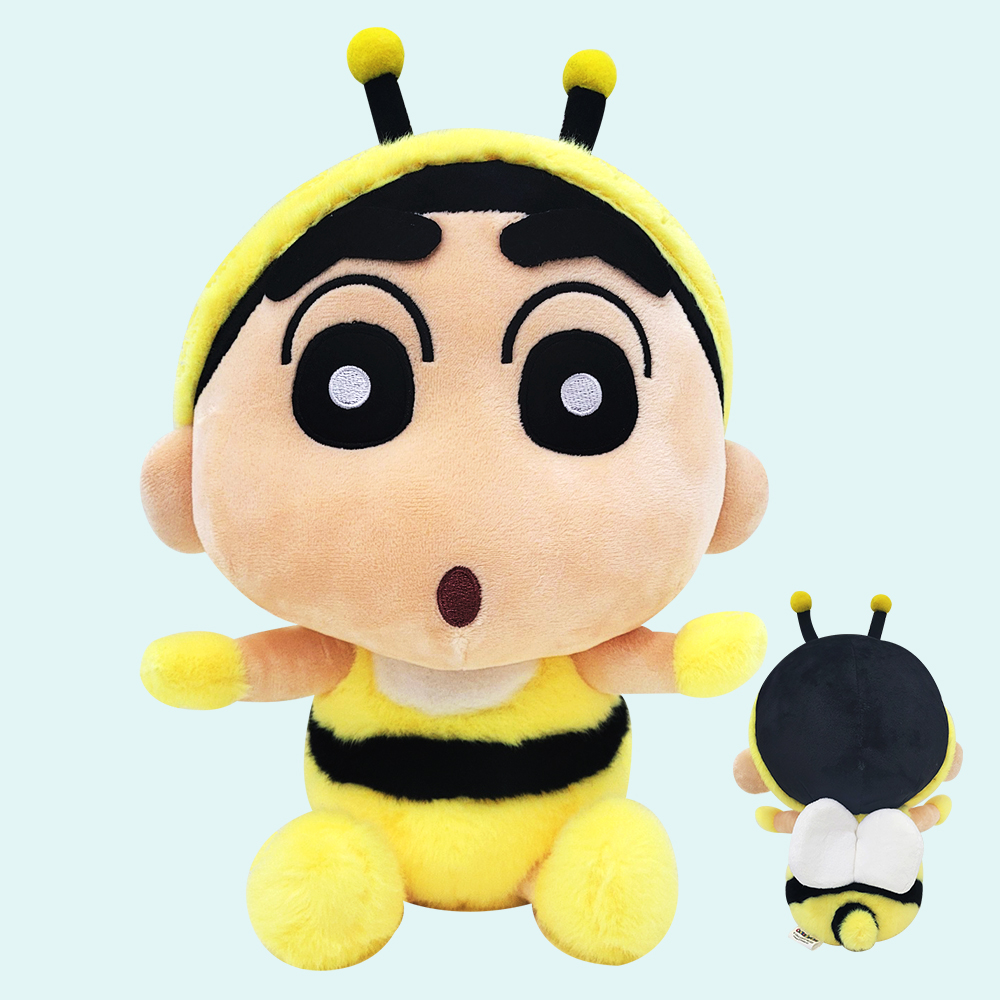 짱구는못말려 짱구 꿀벌 중형 봉제 귀여운 애착 인형 28cm : 다온코리아