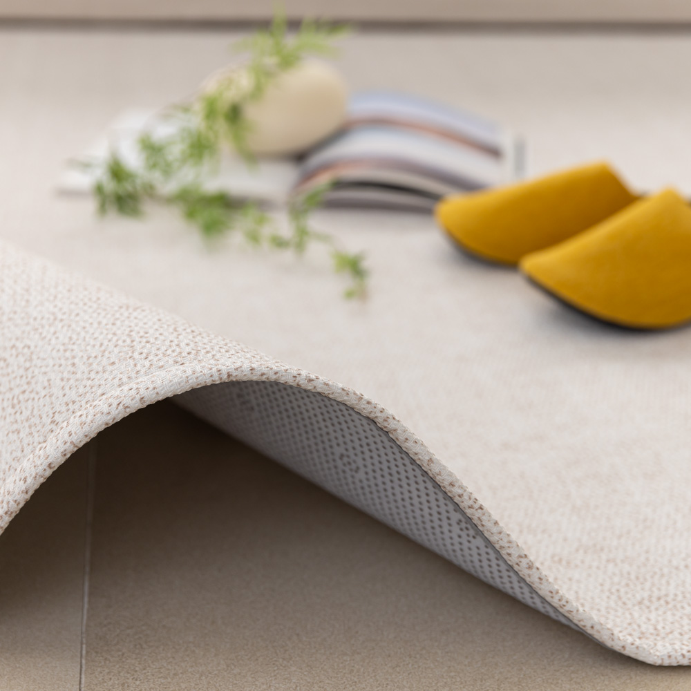 강아지매트 고양이 펫 미끄럼방지 매트 복도 거실 도트 아이보리, 270x200cm