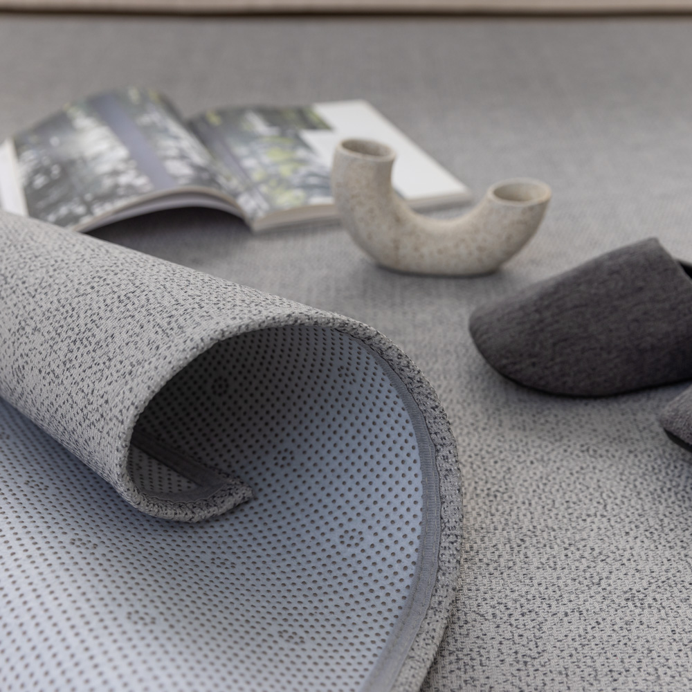 강아지매트 고양이 펫 미끄럼방지 매트 복도 거실 도트 그레이, 230x170cm