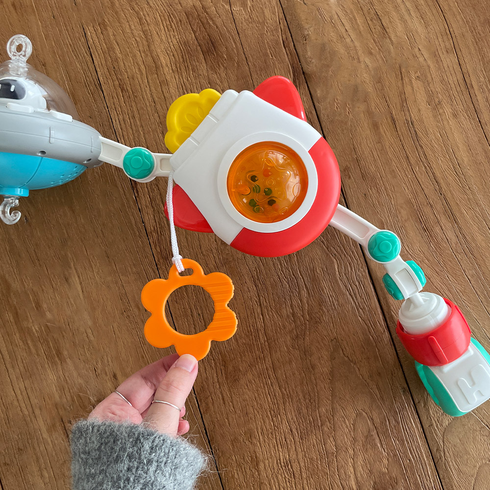 베베코지 LED 회전 아기 모빌 유모차 카시트 침대 겸용