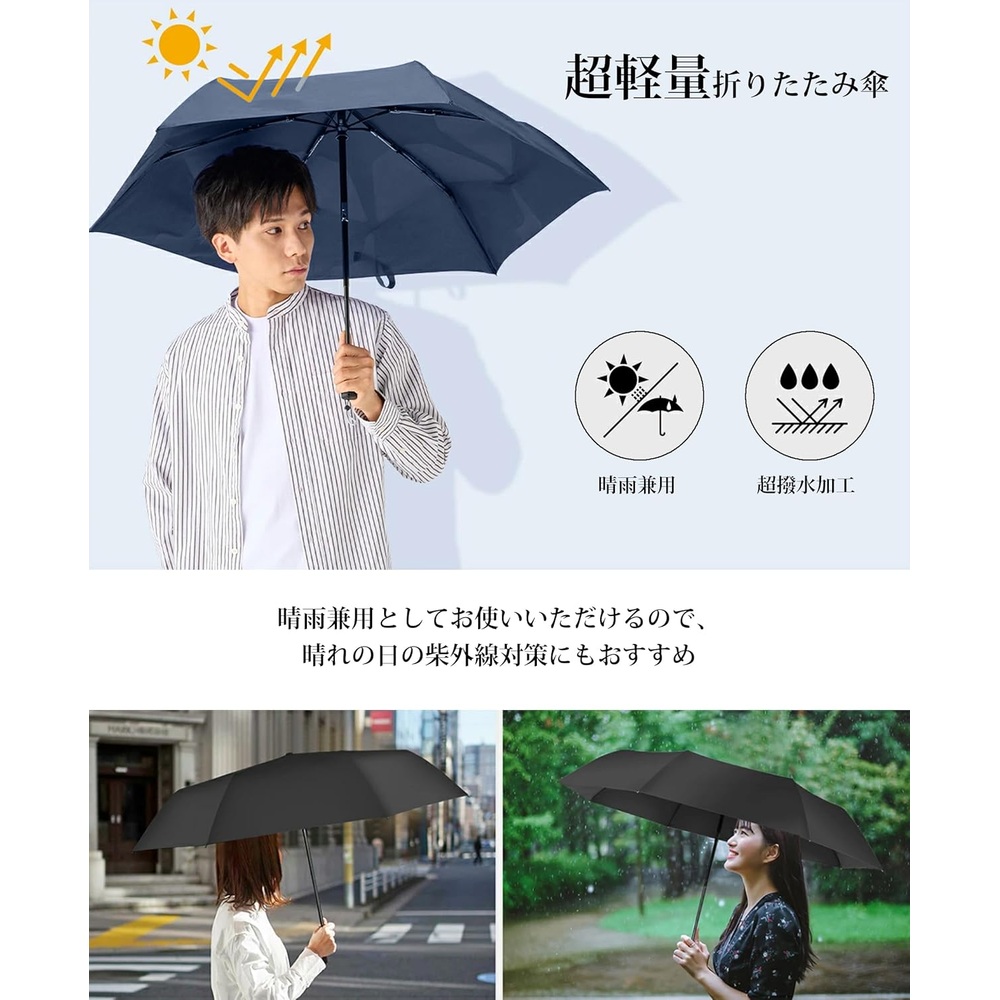 초발수 경량 접이식 폴딩 우산 양산 - 상세 이미지 3