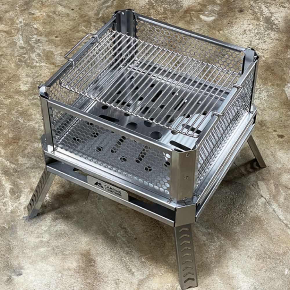 캠핑투게더 카시오페아 접이식 캠핑화로대 바비큐그릴 캠핑 화로