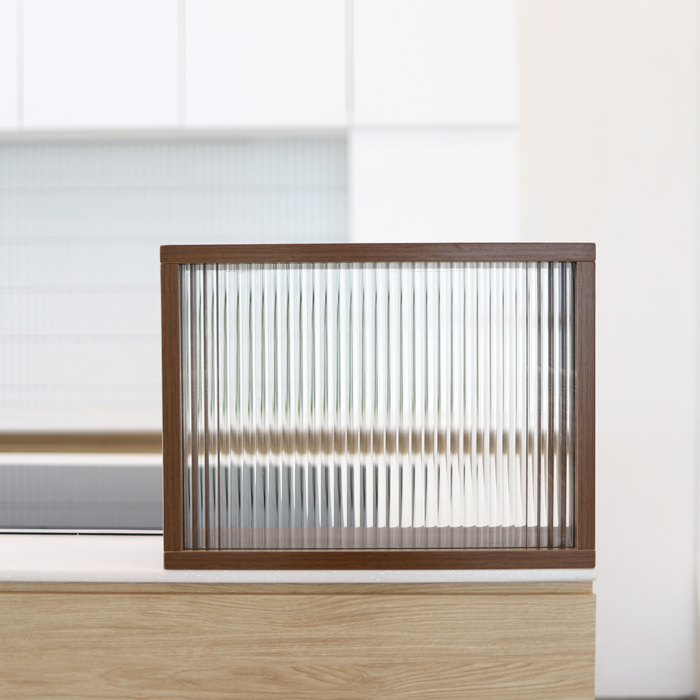 [덕하우스] 아일랜드 주방 유리 파티션 인테리어 가림막 식탁 주방파티션 400 - 상세 이미지 2