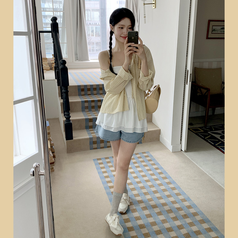 디엘라 레이어드 캉캉 프릴 뷔스티에 탑 슬리브리스 ts4431 - 상세 이미지 5
