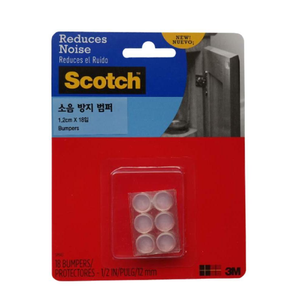 원형 소음방지 범퍼패드 충격흡수패드 12mm 18개입