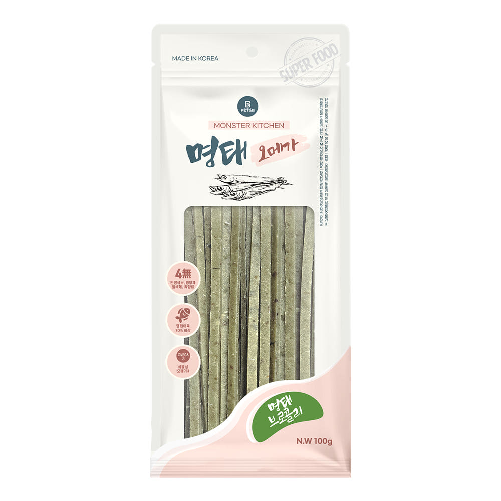 명태오메가 100g 강아지간식 반려동물용 간식 영양과 기호성을 겸비한 제품 - 상세 이미지 2