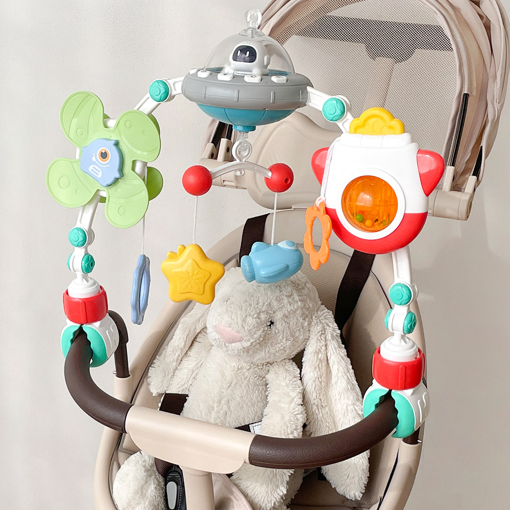 베베코지 LED 회전 아기 모빌 유모차 카시트 침대 겸용