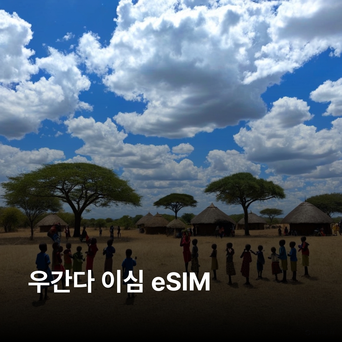 우간다 이심 eSIM Airtel 비론디 므가힝가 퀸엘리자베스 음부로 빅토리아 카진가 진자 루웬조리 시피 폭포 이심통 - 상품 이미지