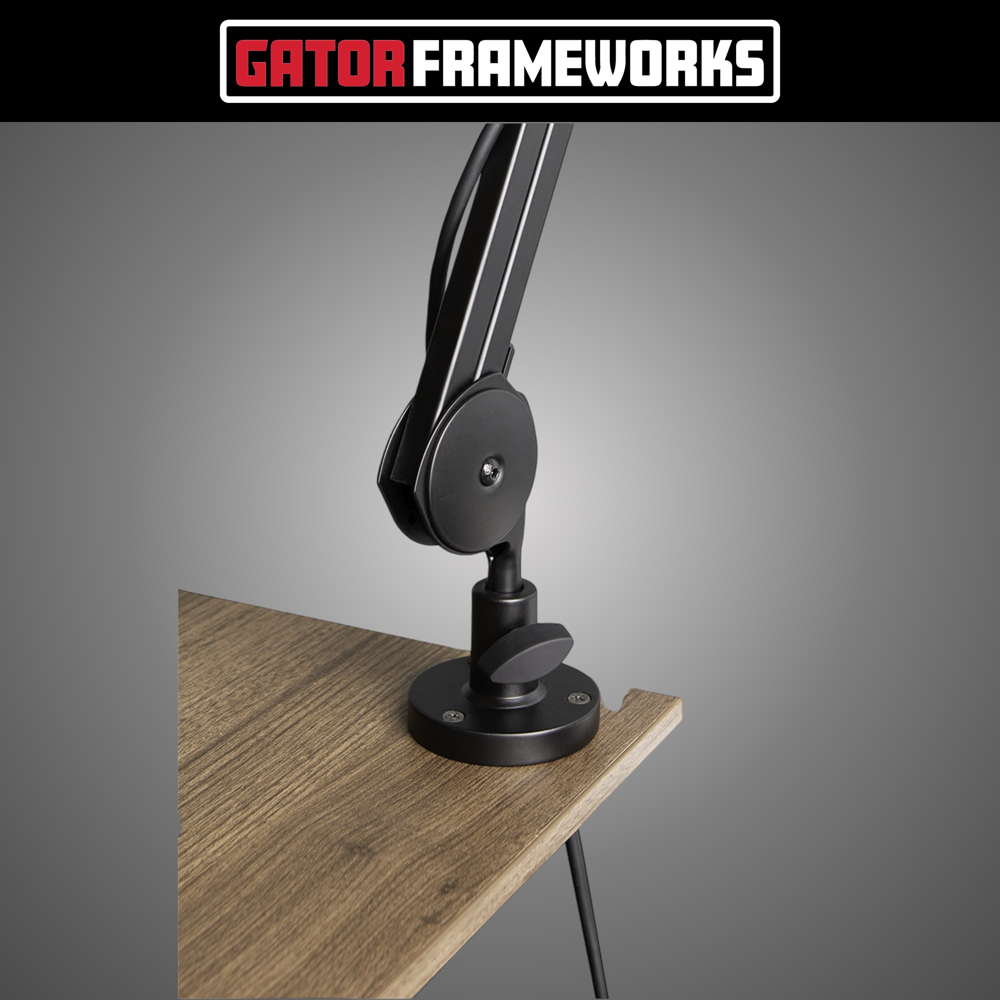 게이터 프레임웍스 데스크탑 붐 관절 암 마이크스탠드 탁상용 GATOR Frameworks - 상세 이미지 5