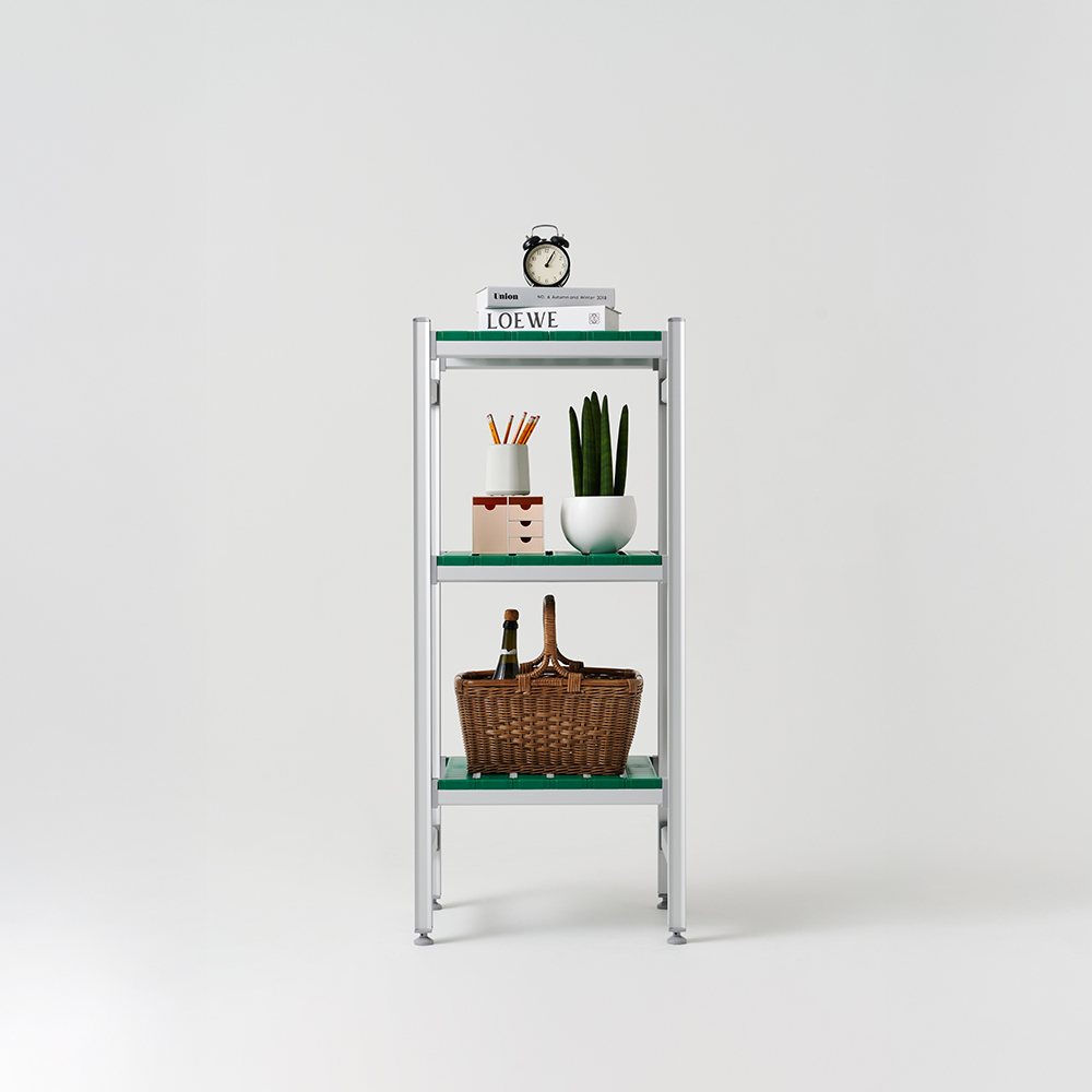 아톤 프리미엄 알루미늄 선반 팬트리 다용도실 수납선반 9954051260 3단 - 상세 이미지 4