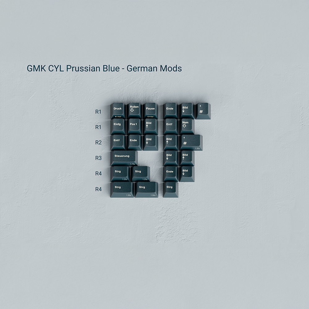 GMK CYL PRUSSIAN BLUE 키캡 추가구성 - 상세 이미지 2
