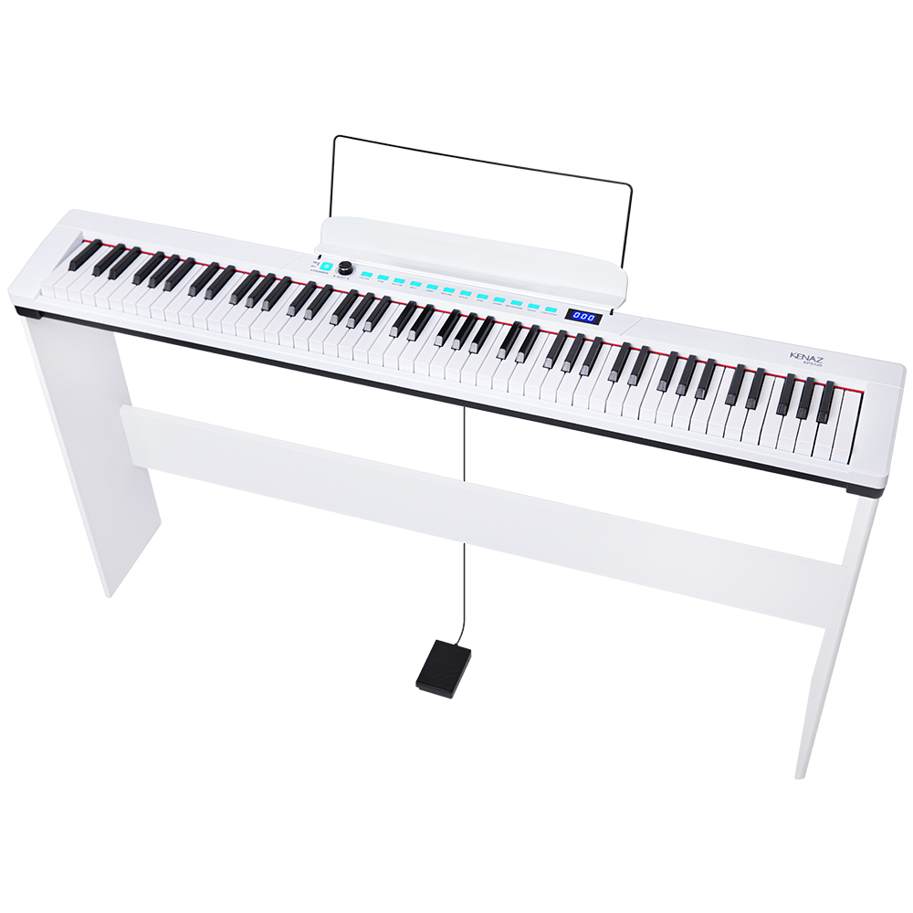 케나즈 KPS120W 88건반 전자 디지털피아노 우드스탠드 세트 - 상품 이미지