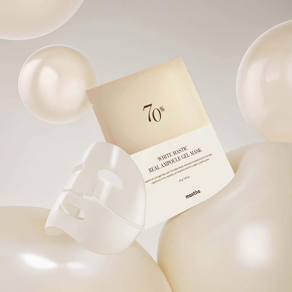 매스티나 화이트매스틱 리얼 앰플 겔 마스크 1세트(4매)