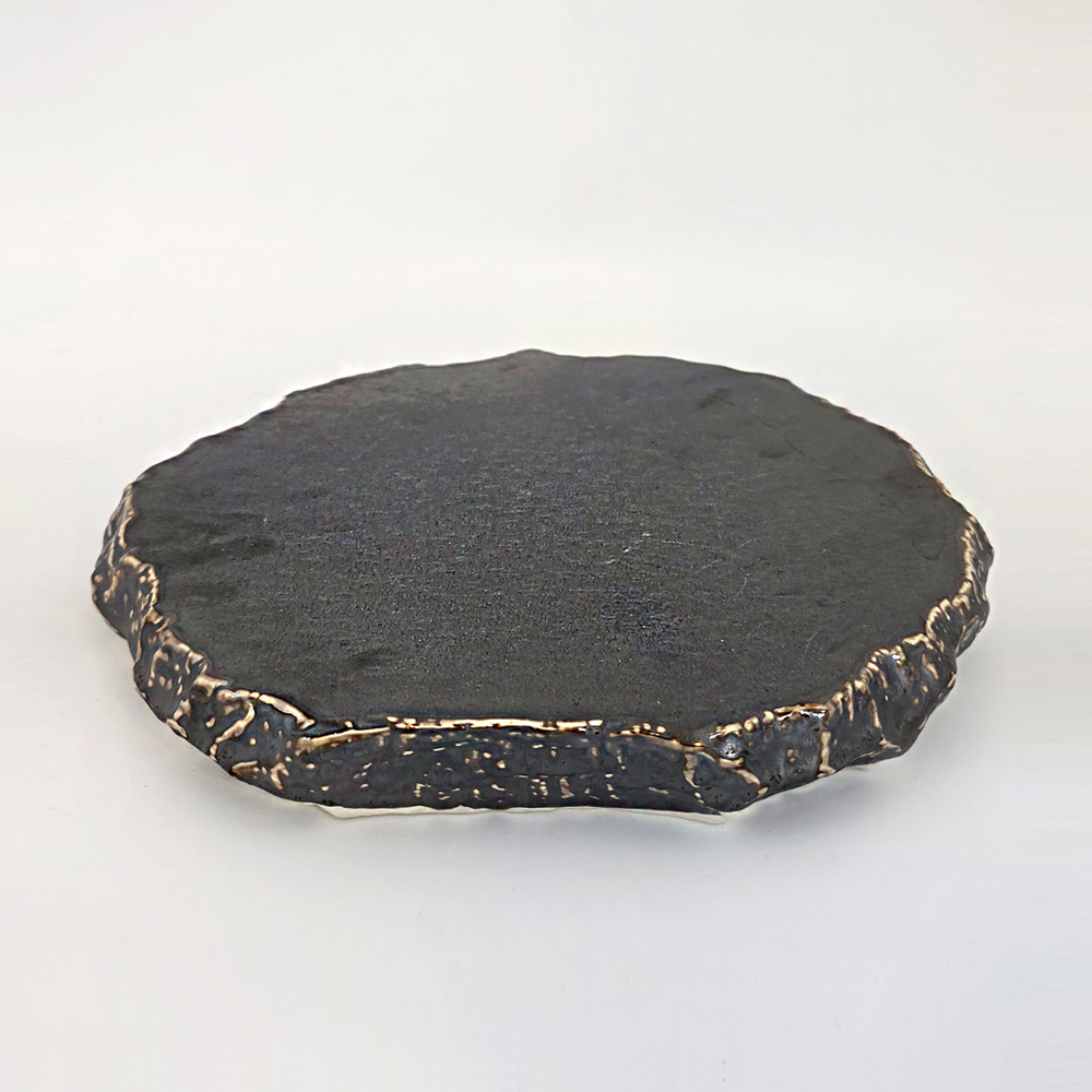 굽바위 접시 (사이즈: 30x3.8cm) 일본수입 - 상품 이미지