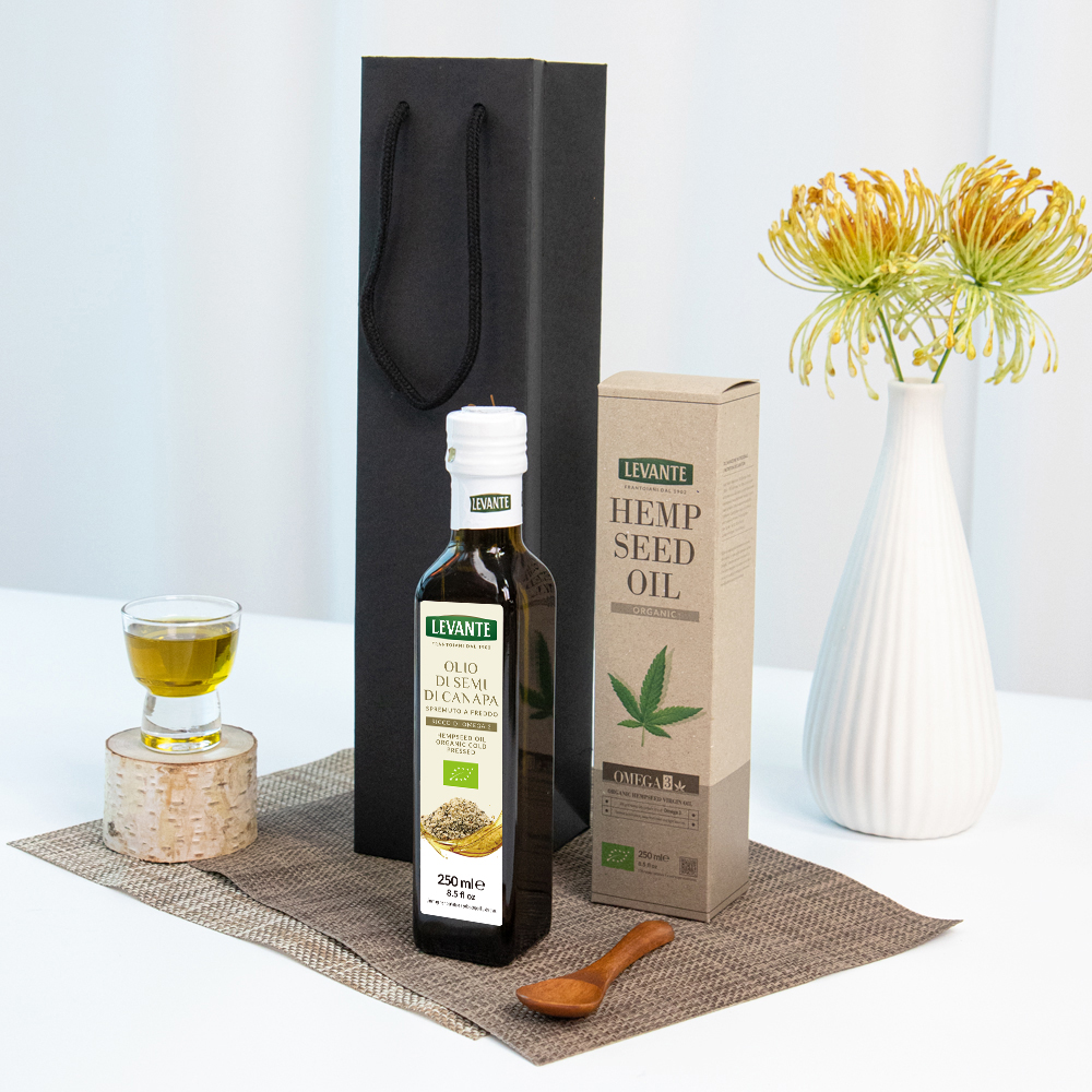르반테 유기농 대마종자유 250ml 1병 선물세트 + 단박스,스푼 - 상세 이미지 3