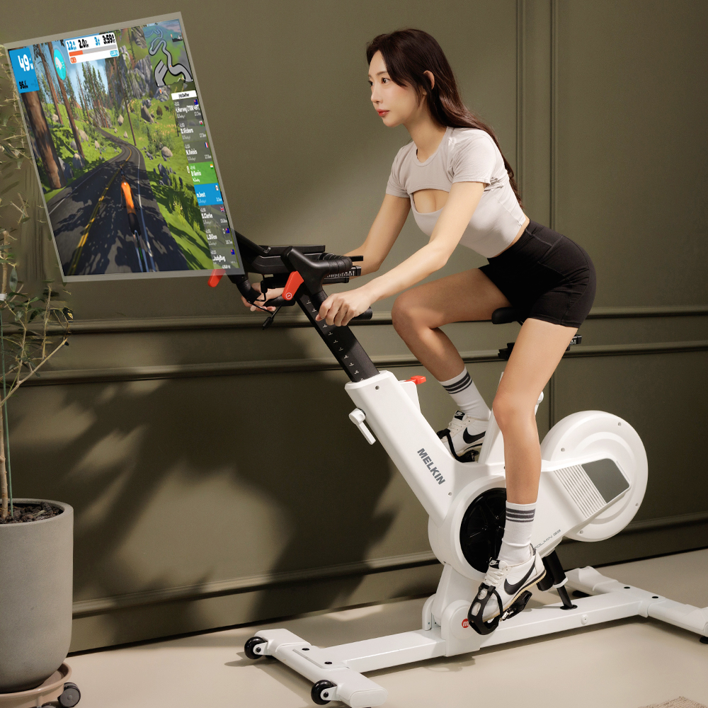 멜킨 실내자전거 즈위프트 스피닝 폴민 G3 스핀바이크 인클라인 EMS ERG 사이클 게임