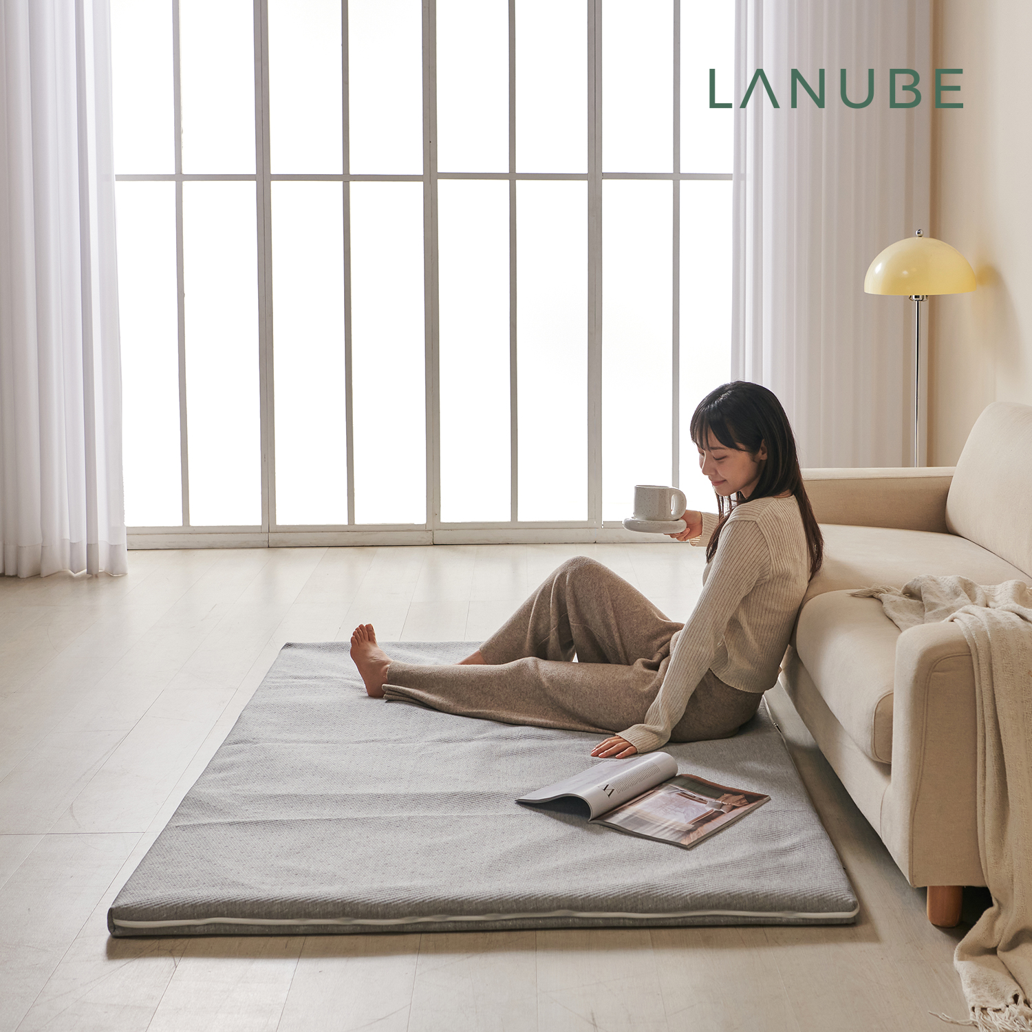 얇은매트리스 손님용토퍼 바닥용매트리스 아이 휴대용 간이매트리스 소형