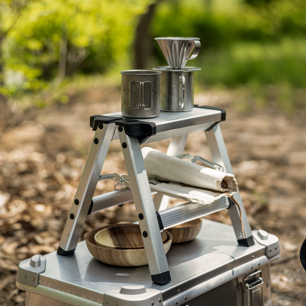 아이두젠 차박메이트 미니 캠핑 선반 쿨러 스탠드 쉘프 워터저그 받침대