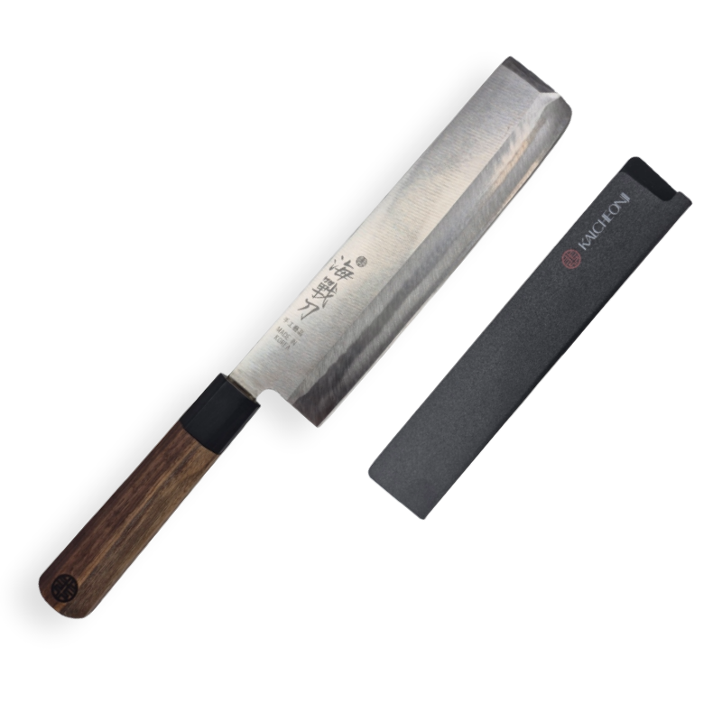 칼천지 조상진 해전도 주방 야채칼 우수바 + 나이프가드 레이져 각인 포함 - 상품 이미지