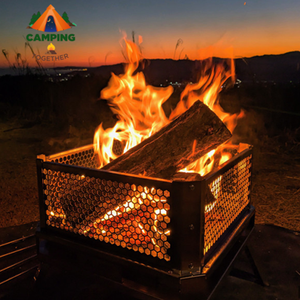 캠핑투게더 카시오페아 접이식 캠핑화로대 바비큐그릴 캠핑 화로