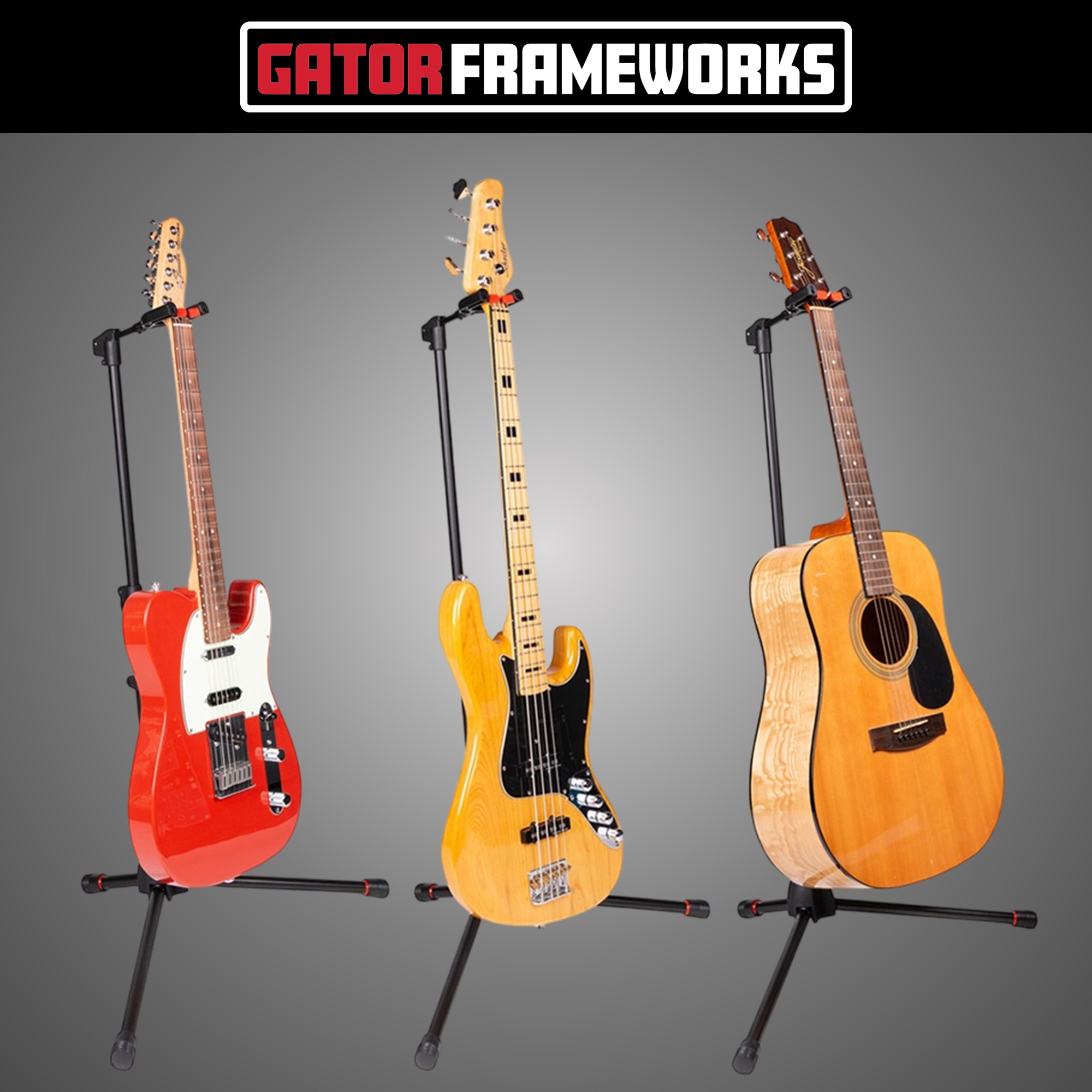 게이터 프레임웍스 오토 락킹 Y자형 기타 스탠드 기타거치대 GATOR Frameworks - 상세 이미지 2
