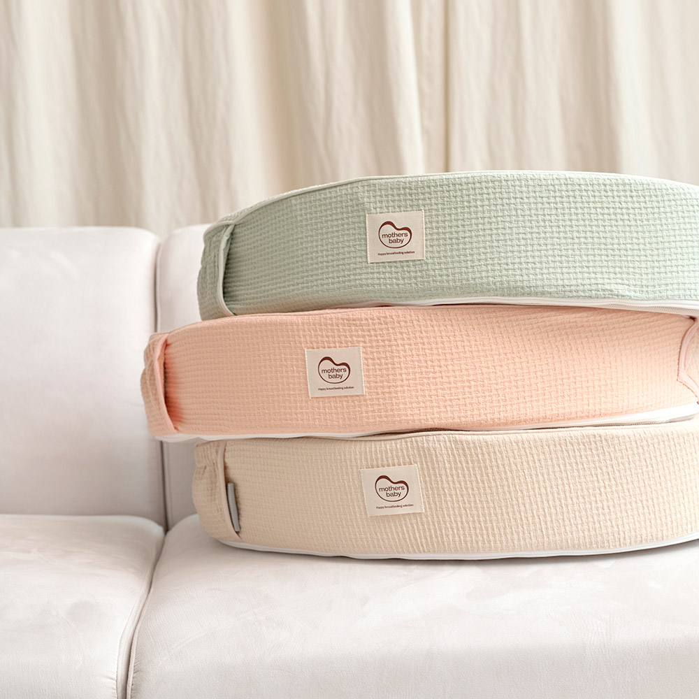 마더스베이비 수유쿠션 와플