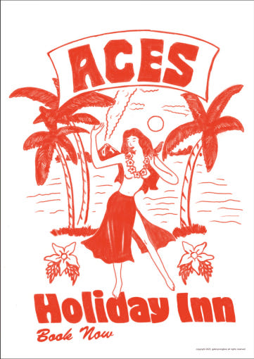 훌라댄스 포스터 클로즈업 이미지