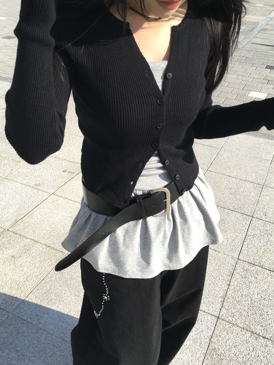 이피 슬림 데일리 골지 가디건 (8color) 상세 이미지 11