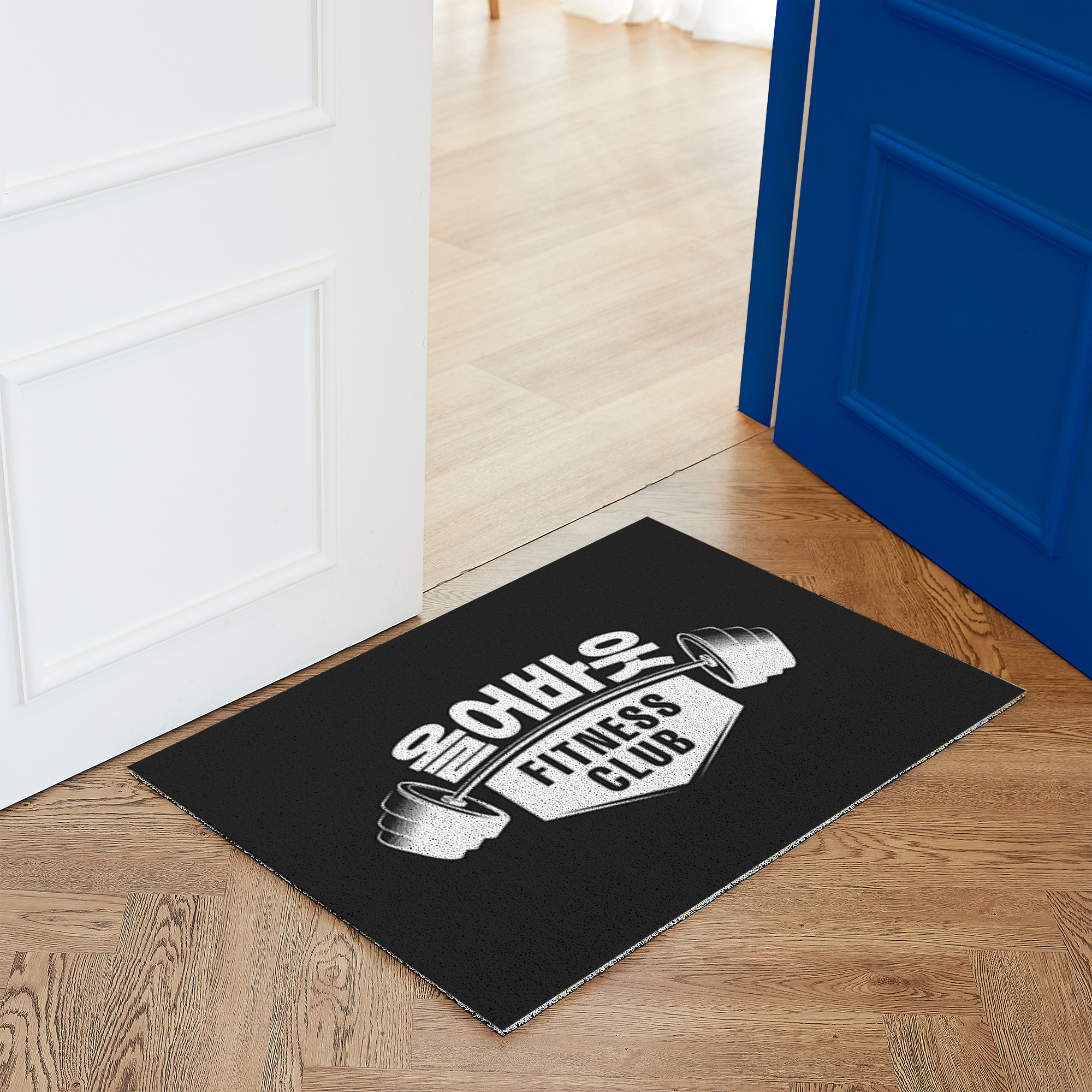 사장님매트 헬스장 피트니스 발매트 FM01 바디아트짐 현관 코일매트 120x90cm 이미지 6