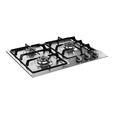 경동 나비엔매직 3구 빌트인 가스쿡탑 매립형 레인지 AC코드식 560 x 440 GRB2003 LPG 실버