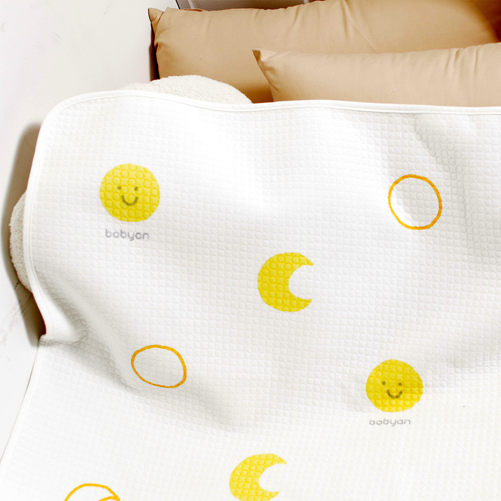 베이비앙 아기 유아 방수패드 동그라미 누빔 신생아 꿈이 실리콘 논슬립 특대형 방수요