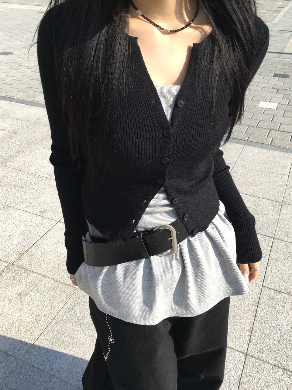 이피 슬림 데일리 골지 가디건 (8color) 상세 이미지 3