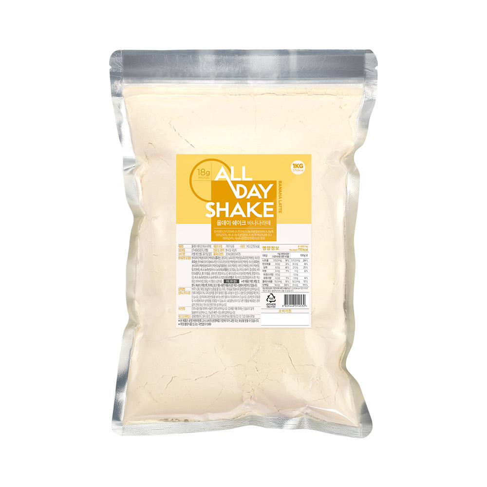 올데이쉐이크 바나나라떼 1kg : SP스포츠 성풍양행