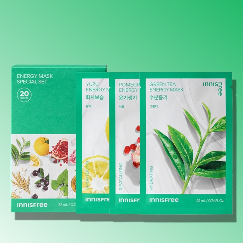 이니스프리 에너지 마스크 스페셜 세트 20매 제품 이미지