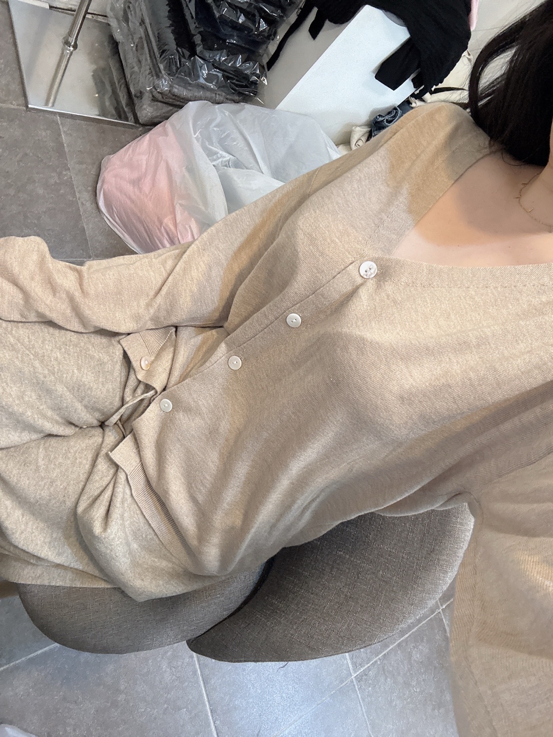 [여름까지쭉/소장꼭] 베이직 루즈 브이넥 니트 가디건 3color 상세 이미지 63