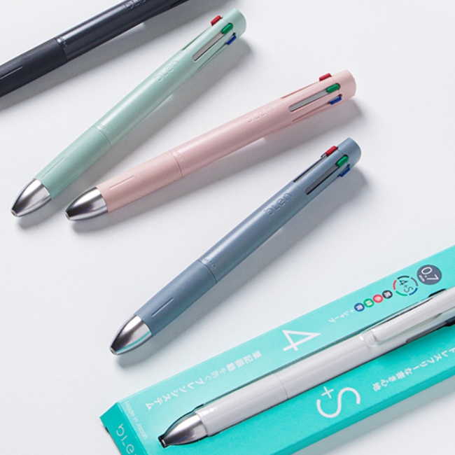 제브라 블렌 4+S 멀티펜 0.5mm 0.7mm 4색 볼펜+샤프 - 상세 이미지 4